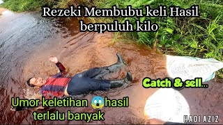 hasil bubu  berpuluh kilo.. tengkujuh membawa berkah.. part 2