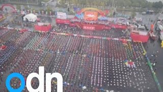 Guinness World Records Day 2014: 25,703 people set new line dance world record in China