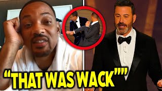 Will Smith Reacts To Jimmy Kimmel Roasting Him At The Oscars For Slapping Chris Rock
