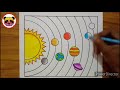 solar system drawing how to draw solar system solar system planets drawing solar system