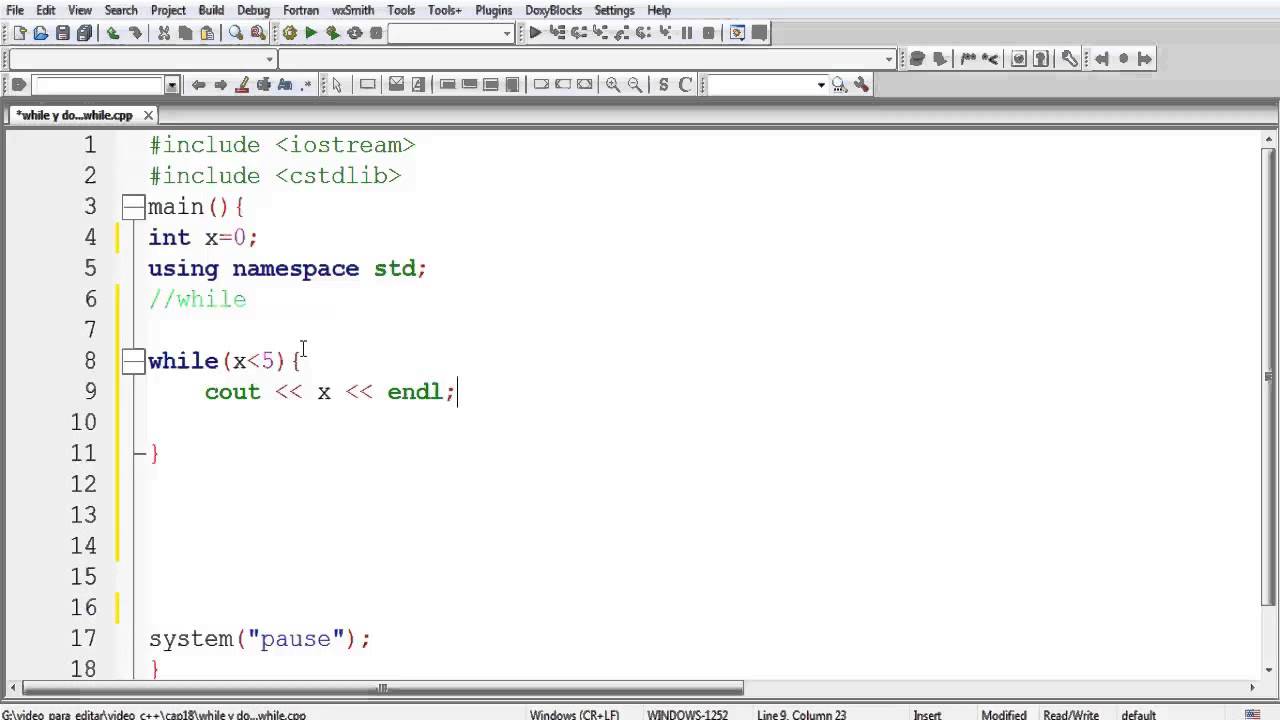 Tutorial 18 De C While Y Do While Youtube