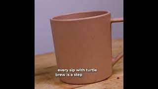 🐢 TurtleTales Turtle Brew Cup – Sip Sustainably with Upcycled Rice Husk! ♻️☕