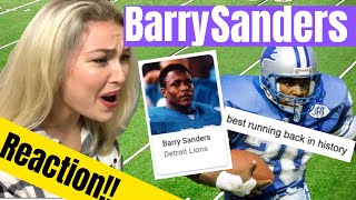 New Zealand Girl Reacts to BARRY SANDERS TOP 50 PLAYS IN THE NFL