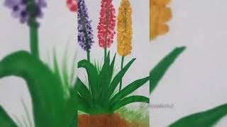 New Colourful Flower Art Try 🍂 POSTER COLOUR PAINTING #dreamersart @Dreamers4778