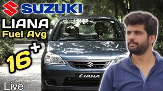 suzuki liana fuel average |suzuki liana fuel average per liter