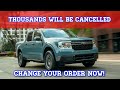 30k Ford Maverick Orders Might get CANCELLED. Switch to Ecoboost if...