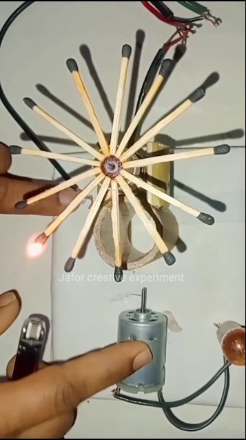 Dc Motor Project 100 Working New Science Project Shorts Shortsfeed