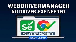 WebDriverManager in Selenium WebDriver | No System Property | No Browser Driver.exe required #24