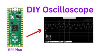 DIY Oscilloscope using Raspberry Pi Pico #oscilloscope