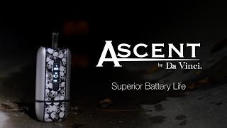 World's Longest Lasting Battery In A Vaporizer - The Ascent by DaVinci™