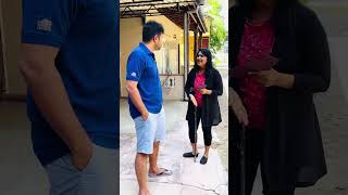 கோவத்துல குறுக்க இருந்த கம்பிய மறந்துட்டேனே ! 🙄 | Rj Chandru Menaka Comedy | #shorts