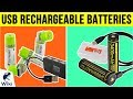 8 Best USB Rechargeable Batteries 2019