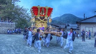 2019.4.21 南あわじ市 阿万 亀岡八幡神社 春祭り  中練り・宮出  だんじり