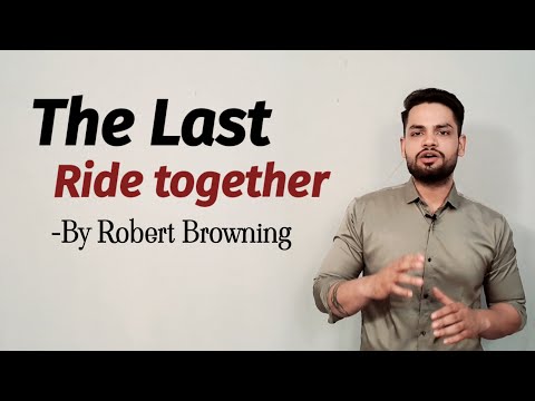 What is the last ride together poem about?