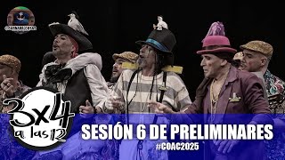 #3x4alas12: Sesión 6 de Preliminares (COAC 2025)