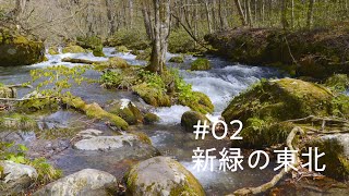 新緑の東北三県縦断の旅【音で楽しむ東北旅】4K