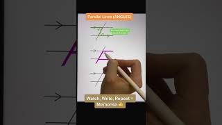 parallel lines #maths #mathematics #angles #parallellines #geometry #gcsemaths
