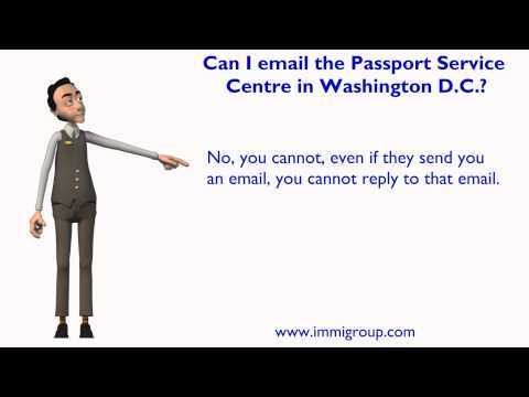 Can I email the Passport Service Centre in Washington D.C.? Can I email the Passport Service Centre in Washington D.C.?