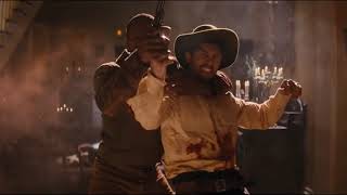 Django Unchained (2012) -  Leonardo DiCaprio, Christoph Waltz & Jamie Foxx scene