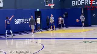 Stephen Curry Last Player on Court First Training Day & Talk About Andre Iguodala