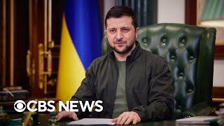 Ukrainian President Zelenskyy says he's ready to compromise NATO ambitions to end war