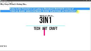 VISUAL BASIC 2010 EXPRESS||HOW TO DOWNLOAD VISUAL BASIC 2010 EXPRESS CRACKED||BY-3IN1_TECH_ART_CRAFT