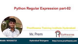 python regular expression part2 | PrSoftwares