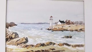 watercolor seascapes with alan Owen