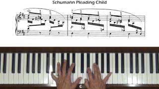 Schumann Scenes from Childhood No. 4 Pleading Child Piano Tutorial