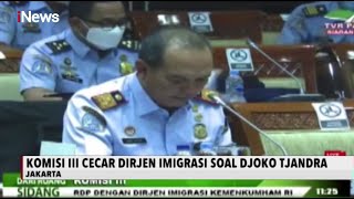 Perburuan Djoko Tjandra, Komisi III Cecar Dirjen Imigrasi dalam RDP di Gedung DPR - iNews Sore 13/07