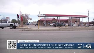 1-month-old boy left in Adams County median on Christmas Day tested positive for cocaine: Affidavit