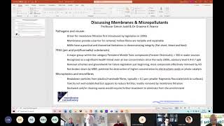 Discussing membrane technology: micropollutants and pathogens