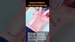 Enhance Wellness with Oil Back Massage #backmassage #stressrelief #musclepainrelief #neckpainrelief