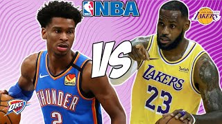 Oklahoma City Thunder vs Los Angeles Lakers 12/10/21 Free NBA Pick and Prediction NBA Betting Tips