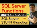 SQL Server Functions | SQL Server String Functions - SQL Server STUFF() Function #25 | 248. W3School