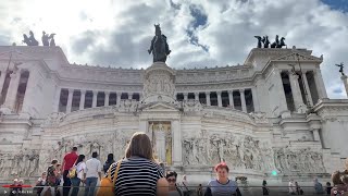 Inside Capitoline Hill.  The big White Building \u0026 Museum - Rome Italy - ECTV