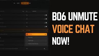 How to Unmute Voice Chat in COD Black Ops 6: Easy Tutorial!