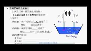 國三理化_電流的化學效應_電鍍【國中理化】