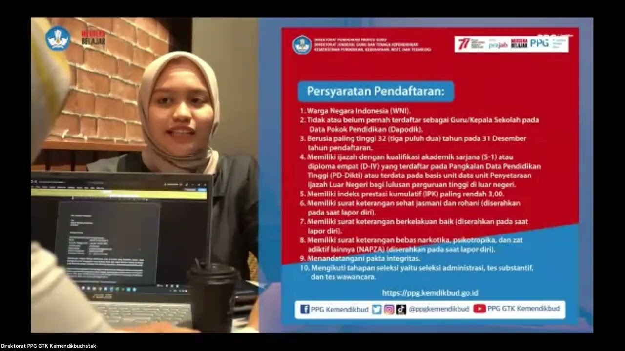 Webinar Sosialisasi PPG Prajabatan Tahun 2022 Gelombang 2 - YouTube