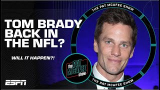 Boston Connor is REVELING in a Tom Brady return to the Patriots 🍿 | The Pat McAf