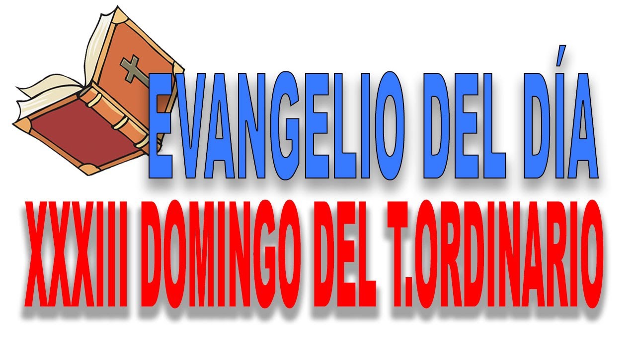 【33】 DOMINGO XXXIII Del TIEMPO ORDINARIO | Ciclo C - Evangelio Del Dia ...