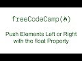 Applied Visual Design - Push Elements Left or Right with the float Property - Free Code Camp