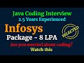 Infosys Java Coding Interview | Round 2