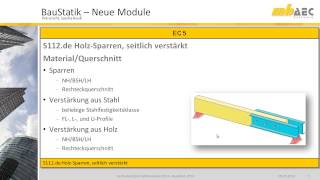 S112.de Holz-Sparren, seitlich verstärkt