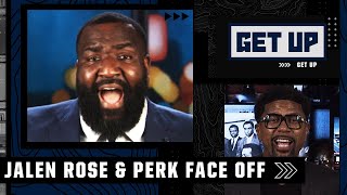 Jalen Rose and Perk's shouting match makes Greeny walk off the Get Up set