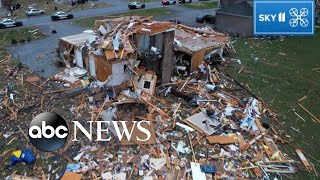 Meteorologist on the ground gives update on tornado damage