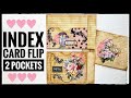 Index Card Ephemera Flip - Easy To Follow Tutorial - Junk Journal - Scrapbooking