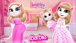 My Talking Angela 2 | Pregnant Barbie VS Mother Barbie with her daughter |    cosplay