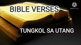 BIBLE VERSES TUNGKOL SA UTANG