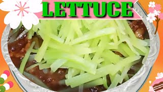 STIR FRY CELTUCE ( STEM LETTUCE) BEST RECIPE STYLE SIMPLE AND DELICIOUS/ HONGKONG CHINESE RECIPES